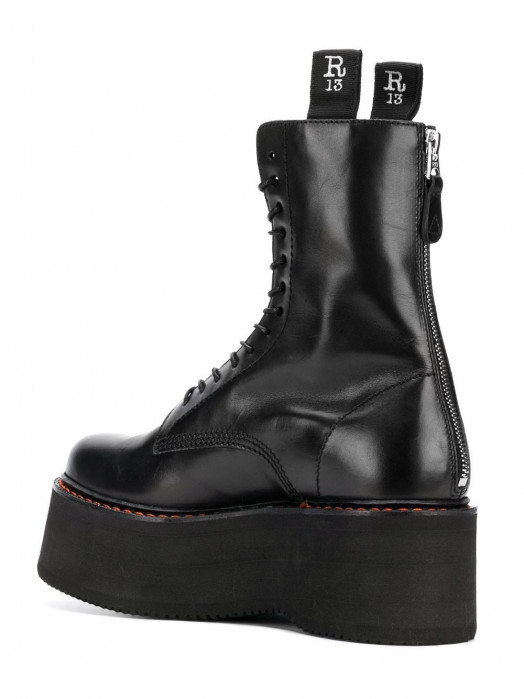 r13 double stack boots