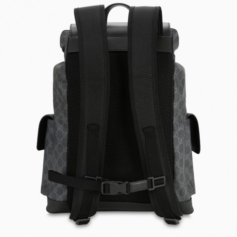 gucci supreme backpack black