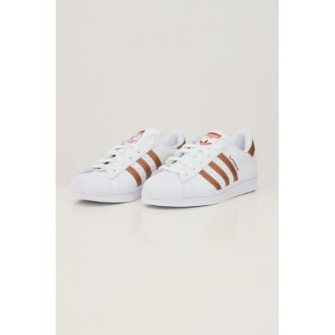 ADIDAS Sneakers superstar donna bianco adidas con inserti bronzo ... عربة ايس كريم ADIDAS Sneakers superstar donna bianco adidas con inserti bronzo ... عربة ايس كريم