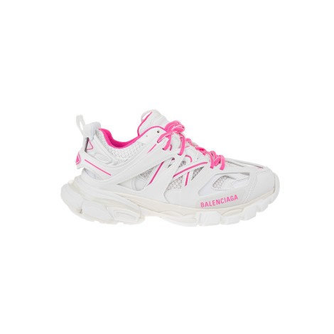 BALENCIAGA Sneakers Track Bianche e Fucsia Donna | SHOPenauer