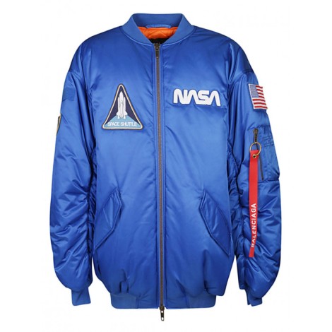 balenciaga blue jacket