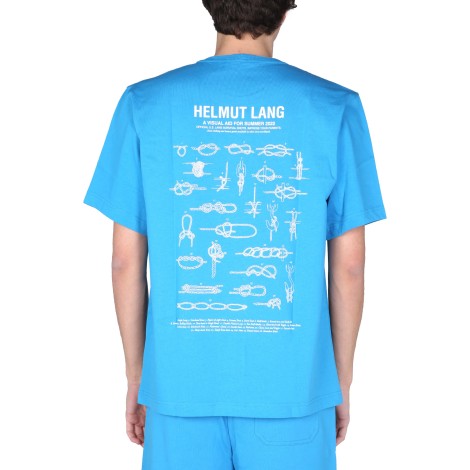 blue helmut lang t shirt