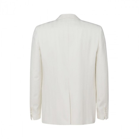saint laurent white blazer