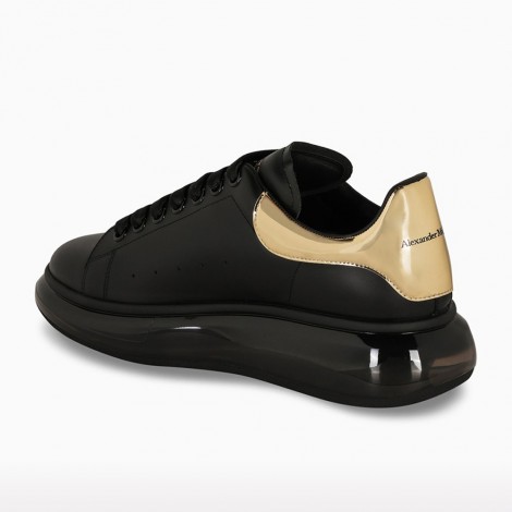 alexander mcqueen shoes black and gold