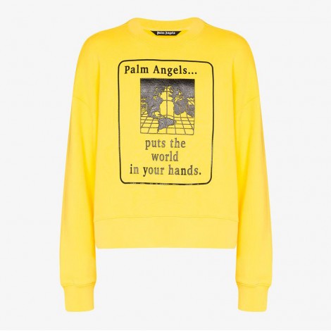 GRAPHIC-PRINT COTTON SWEATSHIRT 