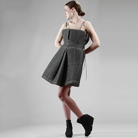 Heavily Ribbed Dress