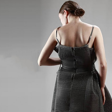 Heavily Ribbed Dress