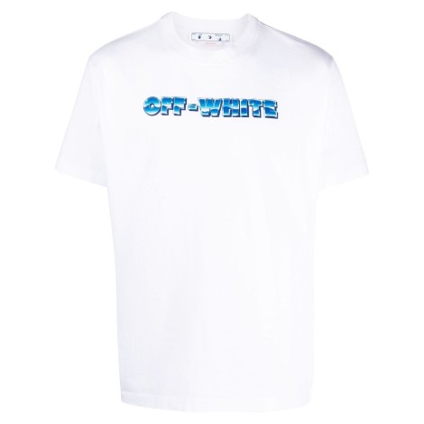 Off White `Blue Metal Arrow ` Short Sleeves T-Shirt