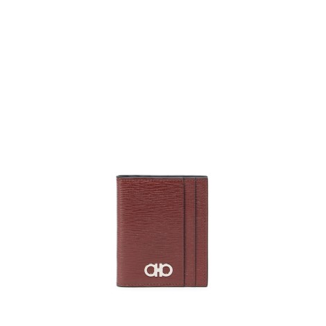 Salvatore Ferragamo `Revival Gancio Bicolor` Card Case