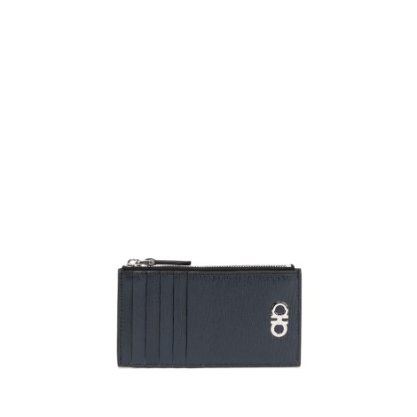Salvatore Ferragamo `Revival Gancio Bicolor` Card Case