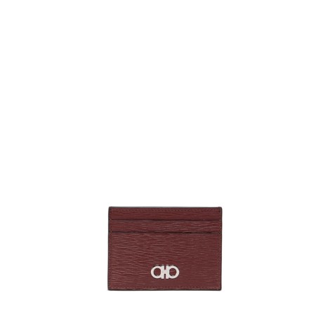 Salvatore Ferragamo `Revival Gancio Bicolor` Card Case