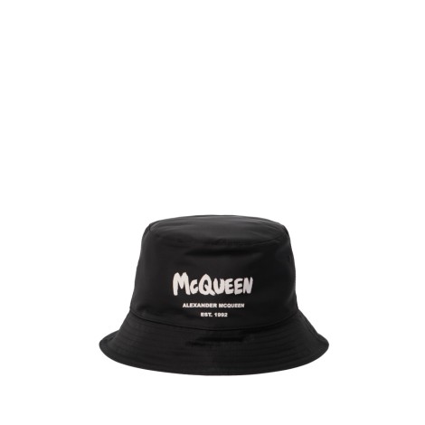 Alexander McQueen `Tonal Graffiti` Hat