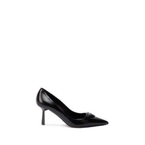 Prada Brushed Leather Pumps