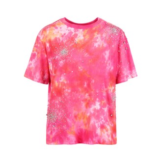 Des Phemmes Tie dye Print Cotton T-Shirt 40