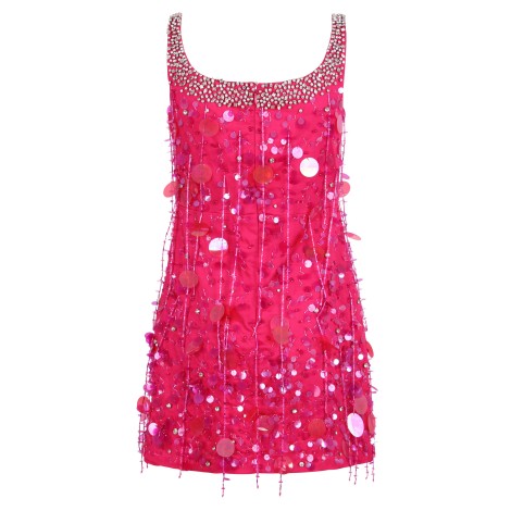 Des Phemmes Sequins and Crystals Embellished Short Dress 42