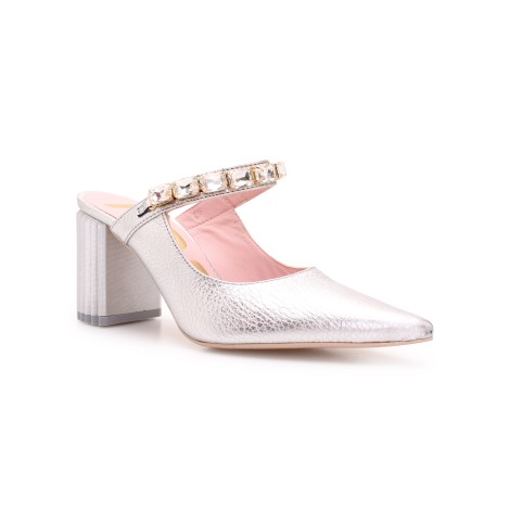 Ras '6723-B' High Sculpted Heel Mules 41
