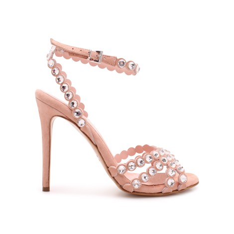 Anna F. '3410' Rhinestones Leather Sandals 41