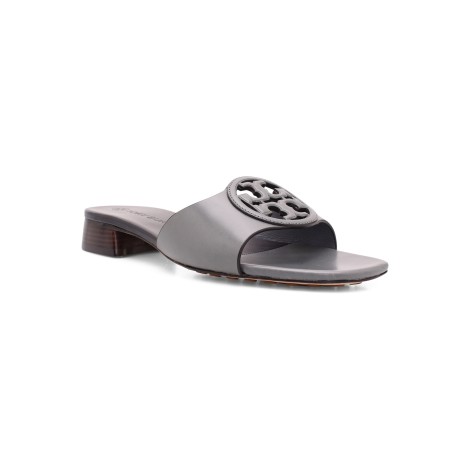 Tory Burch Logo Leather Sandals 10