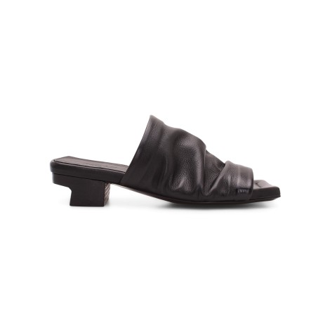 Marsell Sculpted Heel Leather Sandals 41