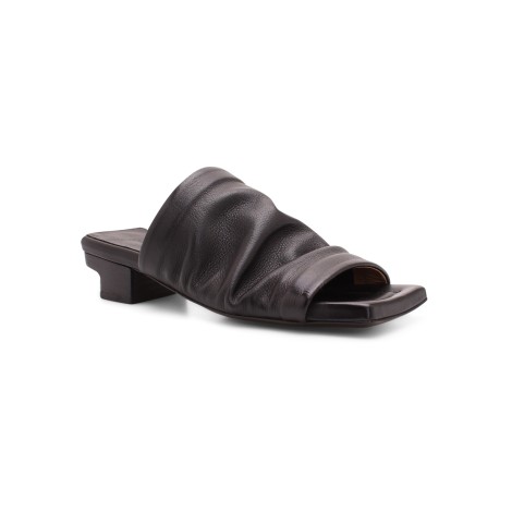 Marsell Sculpted Heel Leather Sandals 41