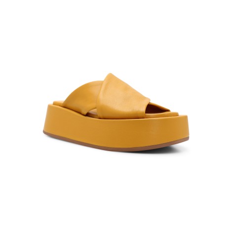 Marsell Leather Wedge Sandals 41