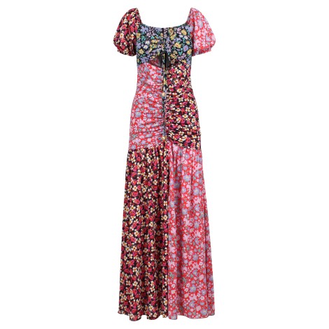 Versace Jeans Couture Floral Printes Long Dress 40