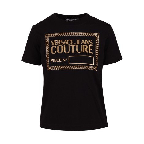 Versace Jeans Couture Logo Lettering Cotton T-Shirt S