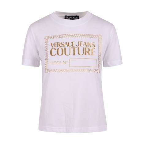Versace Jeans Couture Logo Lettering Cotton T-Shirt S