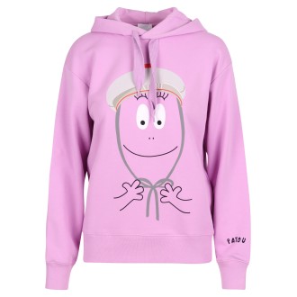 Patou 'BarbaPatou' Graphic-Print Cotton Hoodie M