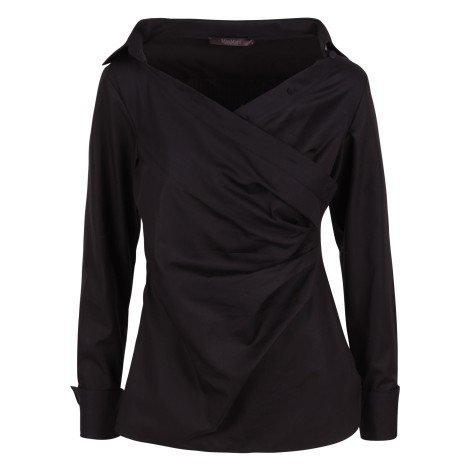Max Mara 'Veranda' Short Cotton Shirt 44
