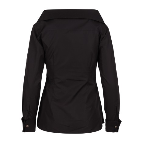 Max Mara 'Veranda' Short Cotton Shirt 44