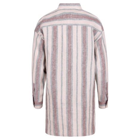 Max Mara 'Grammo' Long Linen Shirt 44
