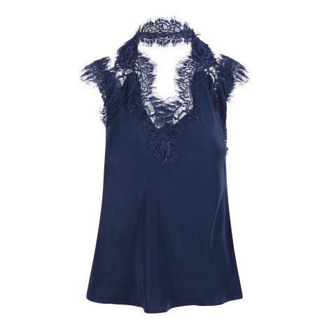 Gold Hawk 'Gina Camie' Lace Details Tank Top L