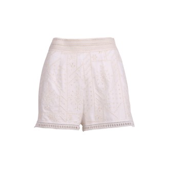Ermanno Scervino Floral Lace Embroidered Shorts 40