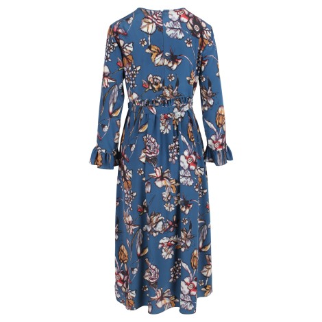 S Max Mara 'Tonio' Long Silk Dress 42 | SHOPenauer
