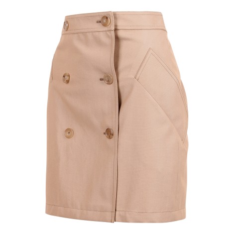 Max Mara 'Micaela' Cotton Mini Skirt 44