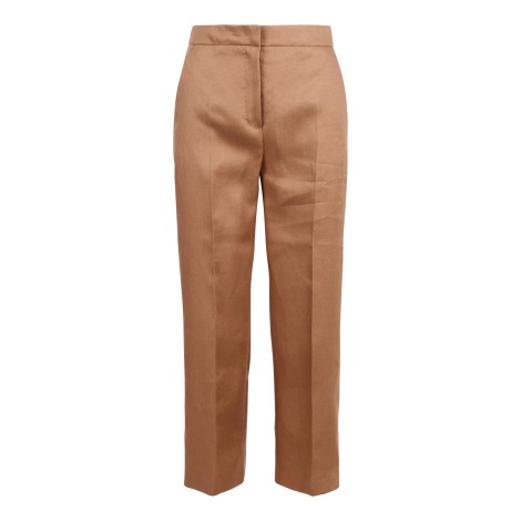 Max Mara 'Camice' Ankle-Length Linen Trousers 38