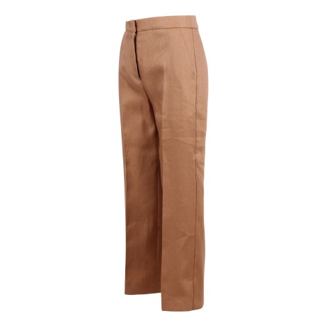 Max Mara 'Camice' Ankle-Length Linen Trousers 38