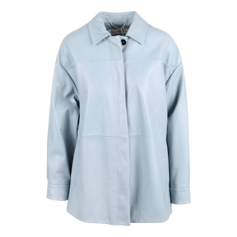 Max Mara 'Olivi' Leather Jacket 42