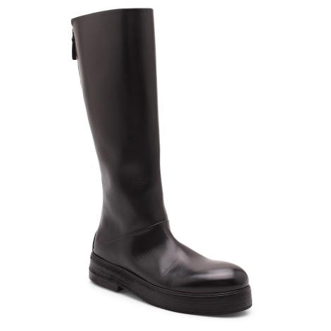 Marsell 'Zuccolona' Leather Knee Boots 40