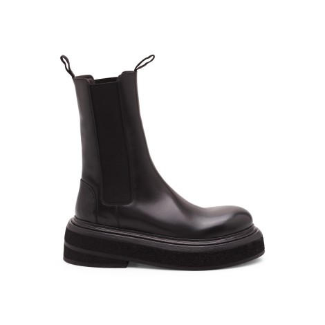 Marsell 'Zuccone' Leather Ankle Boots 40