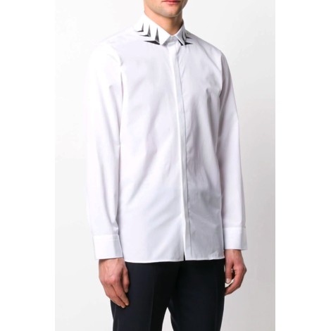NEIL BARRETT Camicia con collo decorato