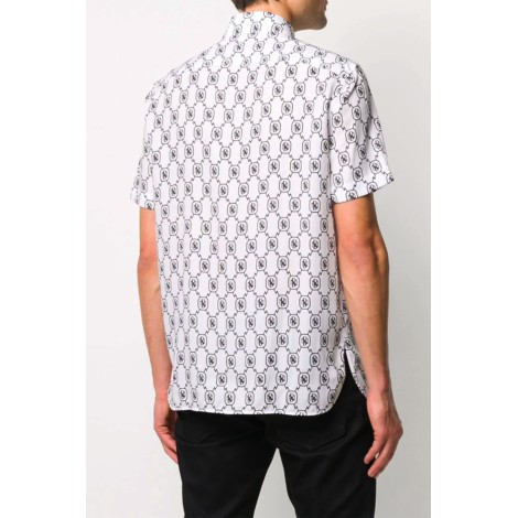 NEIL BARRETT Camicia monogramma Tencel