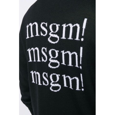 MSGM Maglia con logo posteriore