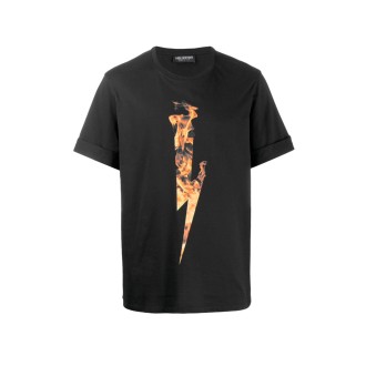 NEIL BARRETT T-shirt Flame Thunderbolt
