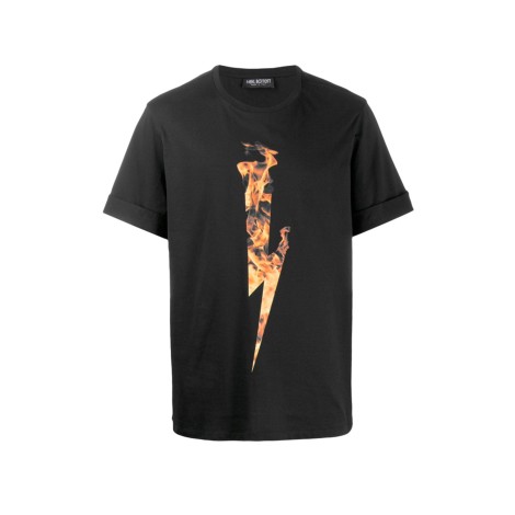 NEIL BARRETT T-shirt Flame Thunderbolt