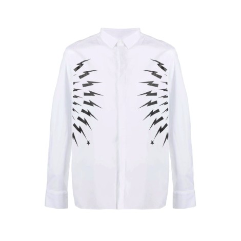 NEIL BARRETT Camicia con i fulmini
