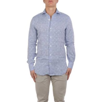 BARBA | Men's Linen Dotted Shirt