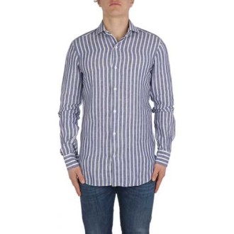 BARBA | Men's Striped Linen Shirt