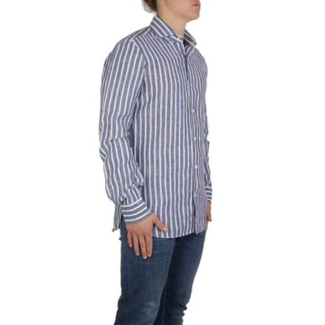BARBA | Men's Striped Linen Shirt